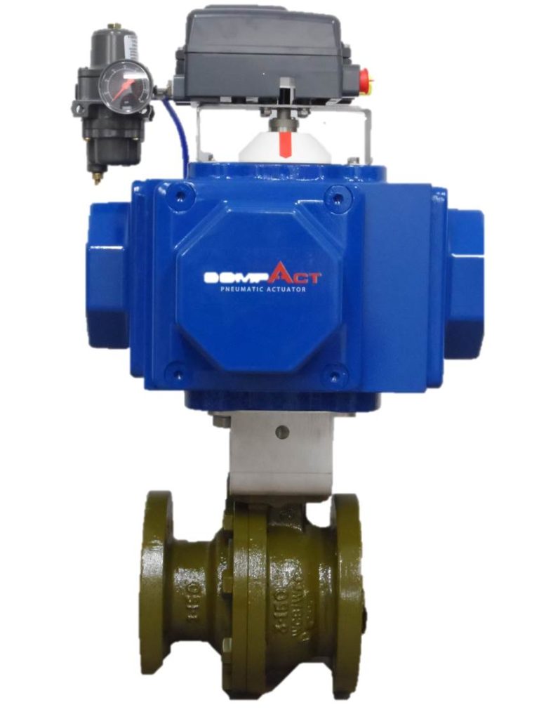 V Port Control Ball Valve & Dvc Positioner 