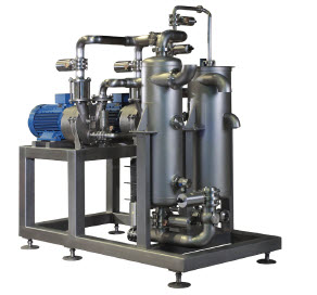 Vacuum pump skid